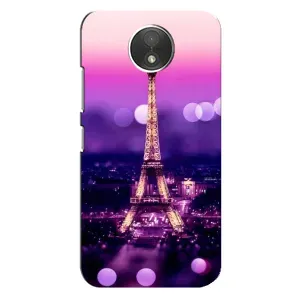 Чехол Эйфелева Башня для Motorola Moto C (XT1750) - (AlphaPrint)
