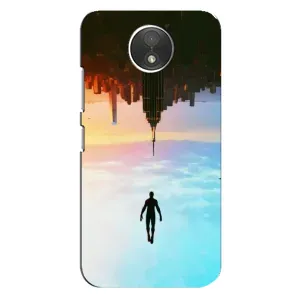 Чехол с принтом «Паук человек» для Motorola Moto C (XT1750)