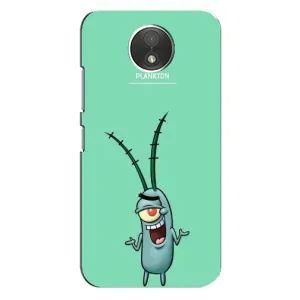 Чехол с принтом «Персонаж Планктон» для Motorola Moto C (XT1750)