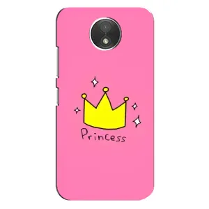 Чехол с принтом «Princess» для Motorola Moto C (XT1750)