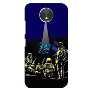 Чехол с принтом «Рождество в Украине» для Motorola Moto C (XT1750)
