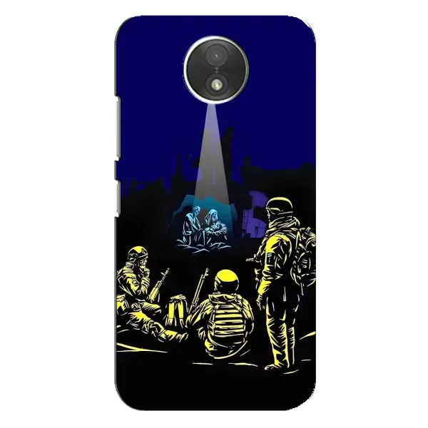 Чехол с принтом «Рождество в Украине» для Motorola Moto C (XT1750)