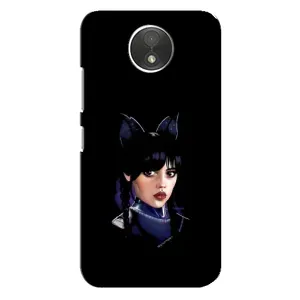 Чохли Венсдей на Motorola Moto C (XT1750) Уенсдей (AlphaPrint) (серйозна Венздей)
