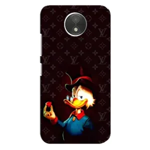 Чехли для Motorola Moto C (XT1750) - Скрудж МакДак Louis Vuitton (PREMIUMPrint) (Скрудж з ботліантом)