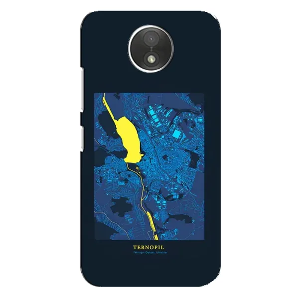 Чохол з принтом «Тернопіль» для Motorola Moto C (XT1750)