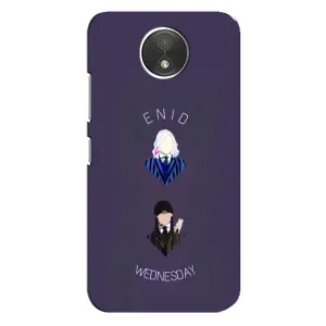 Чохли Венсдей на Motorola Moto C (XT1750) Уенсдей (AlphaPrint) (Венздей і подруга)
