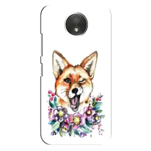 Чохли з картинкою Лисичка для Motorola Moto C (XT1750) (VPrint) (Весела лисичка)