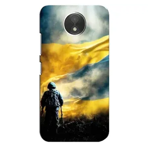 Чехол с принтом «Война» для Motorola Moto C (XT1750)