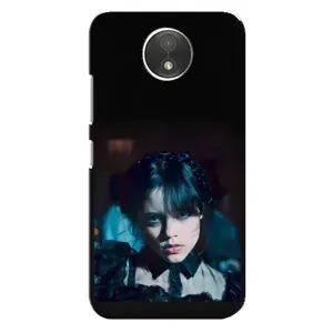 Чохли Венсдей на Motorola Moto C (XT1750) Уенсдей (AlphaPrint) (погляд Венздей)
