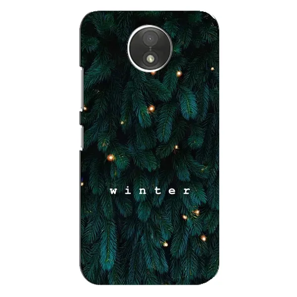 Чехол с принтом «Winter» для Motorola Moto C (XT1750)