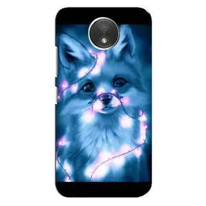 Чохли з картинкою Лисичка для Motorola Moto C (XT1750) (VPrint) (Яскрава лисичка)