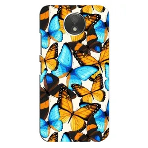 Чохол з принтом для . Motorola Moto C (.XT1750.) - (Прикольні) (AlphaPrint) (Яскраві метелики)