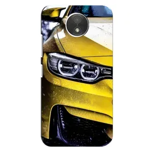 Чохли з Машинами на . Motorola Moto C (.XT1750.) (VPrint) (Жовта машина)