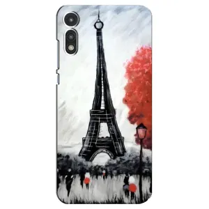 Чохол Ейфелева Вежа Motorola MOTO E 2020 - (AlphaPrint) (Вежа в Парижі)