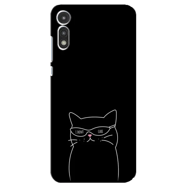 Чехол с принтом «Равнодушный кот» для Motorola MOTO E 2020