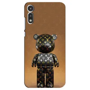 Чехлы для Motorola MOTO E 2020 - Bearbrick Louis Vuitton (PREMIUMPrint)