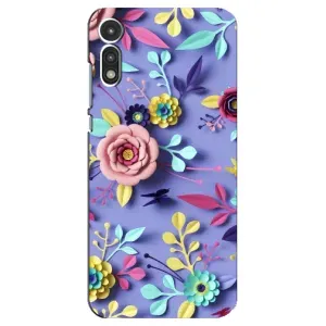 Чехлы с Цветами для Motorola MOTO E 2020 (VPrint) (Цветочный дизайн)