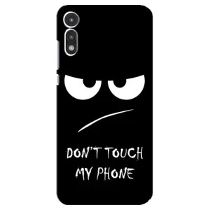 Чехол с принтом «Dont Touch» для Motorola MOTO E 2020