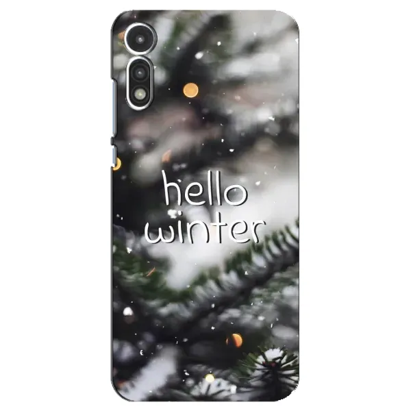 Чехол с принтом «Hello winter» для Motorola MOTO E 2020 Чехол с принтом «Hello winter» для Motorola MOTO E 2020