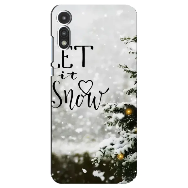 Чехол с принтом «Let it snow» для Motorola MOTO E 2020 Чехол с принтом «Let it snow» для Motorola MOTO E 2020