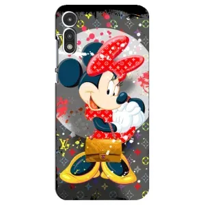 Чохол Disney Mouse Motorola MOTO E 2020 (PREMIUMPrint) (Minni з бантіком)
