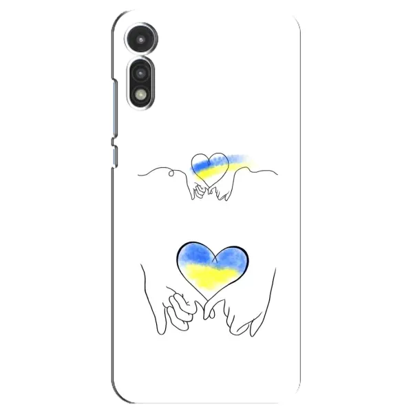 Чехол с принтом «Мир Украине» для Motorola MOTO E 2020 Чехол с принтом «Мир Украине» для Motorola MOTO E 2020