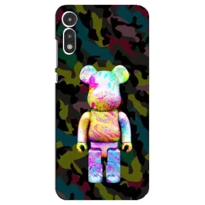 Чохли для Motorola MOTO E 2020 - Bearbrick Louis Vuitton (PREMIUMPrint) (Яскравий Bearbrick)