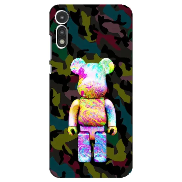 Чехол с принтом «Яркий Bearbrick» для Motorola MOTO E 2020