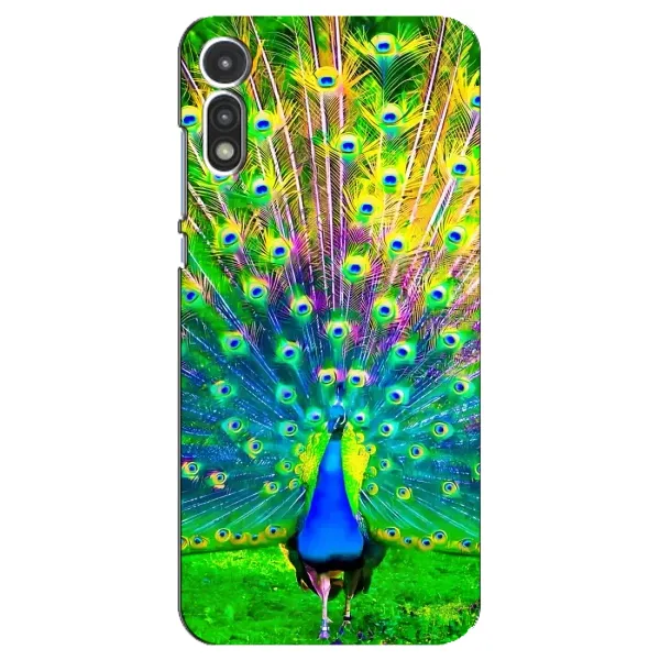 Чехол с принтом «Яркий Павлин» для Motorola MOTO E 2020