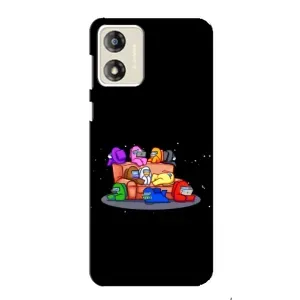 Чехол Амонг Ас для Motorola MOTO E13 (AlphaPrint) (Амонг-ас)