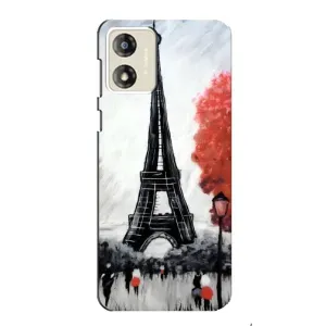 Чехол Эйфелева Башня для Motorola MOTO E13 - (AlphaPrint) (Башня в Париже)