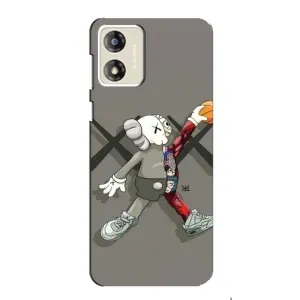Чехлы для Motorola MOTO E13 - Bearbrick Louis Vuitton (PREMIUMPrint) (Беарбрик Джордан)