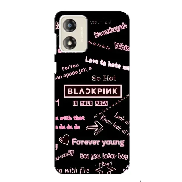 Чехол с принтом «BLACKPINK» для Motorola MOTO E13