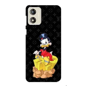 Чехли для Motorola MOTO E13 - Скрудж МакДак Louis Vuitton (PREMIUMPrint) (Богатство Макдака)