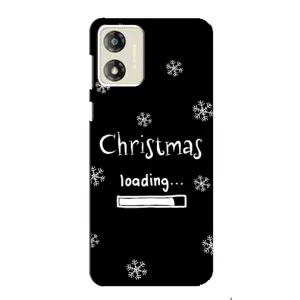 Рождественские, Праздничные Чехлы для Мото Е13 (Christmas loading)