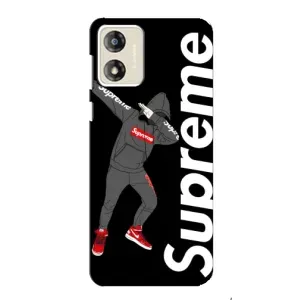 Чехол для Motorola MOTO E13 с картинкой Supreme (AlphaPrint) (Деб Суприм)