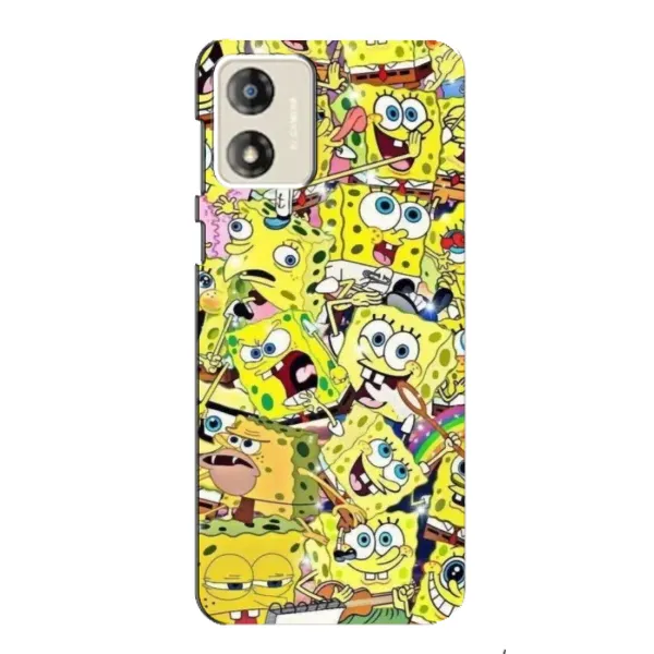 Чехол с принтом «Эмоции Спанч Боба» для Motorola MOTO E13