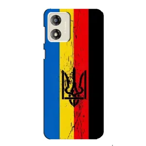 Украинские Чехлы для Motorola MOTO E13 с картинкой УПА (AlphaPrint) (Прапор УПА)