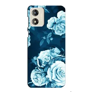 Чехлы (ART) Цветы на Motorola MOTO E13 (VPrint) (Блактині бутони)