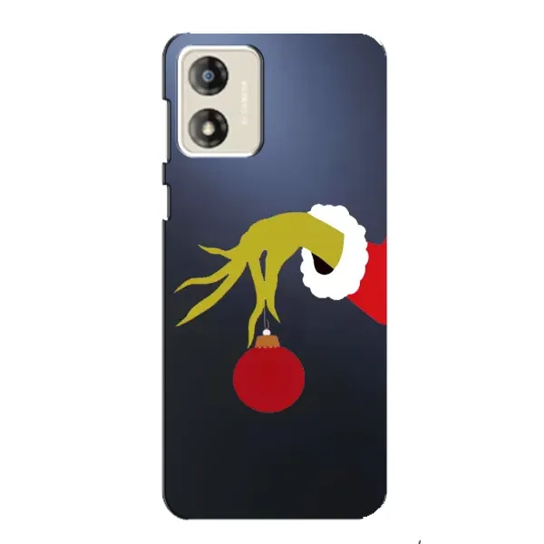 Чехол с принтом «Гринч с игрушкой» для Motorola MOTO E13 Чехол с принтом «Гринч с игрушкой» для Motorola MOTO E13