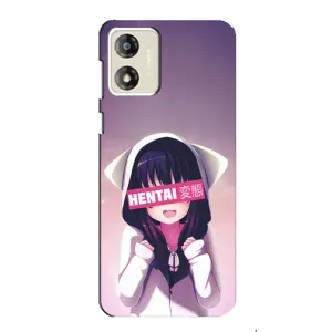 Чехлы Персонажи Аниме Наруто для Motorola MOTO E13 (AlphaPrint) (Hentai chan)