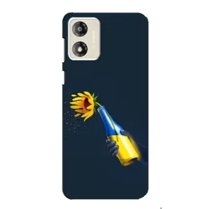 Чохол для Патріота України Motorola MOTO E13 - (AlphaPrint) (Коктель молотова)