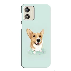 Чохли з собаками для Motorola MOTO E13 (VPrint) (Коргі)