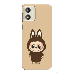 Чохол з Лабубу на Motorola MOTO E13 (Bored Ape в червоному)
