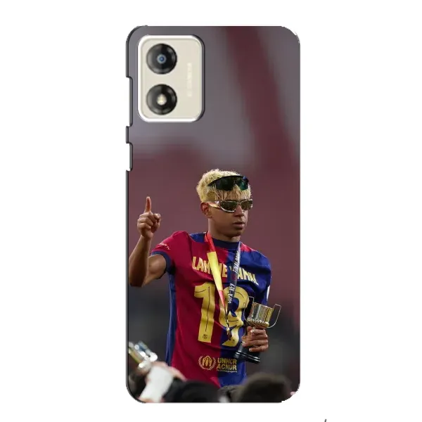Чехол с принтом «Lamine Yamal» для Motorola MOTO E13