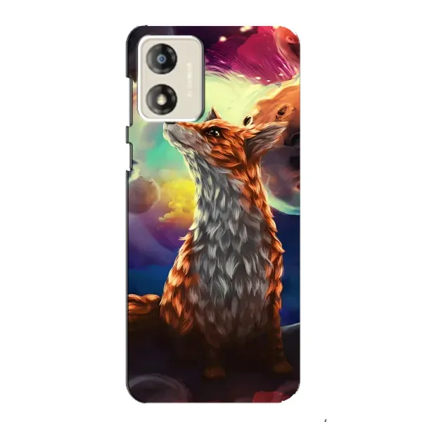 Чехол с принтом «Лисица в космосе» для Motorola MOTO E13 Чехол с принтом «Лисица в космосе» для Motorola MOTO E13