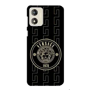 Чехлы VERSACE для Мото Е13 (PREMIUMPrint) (Лого Версаче)