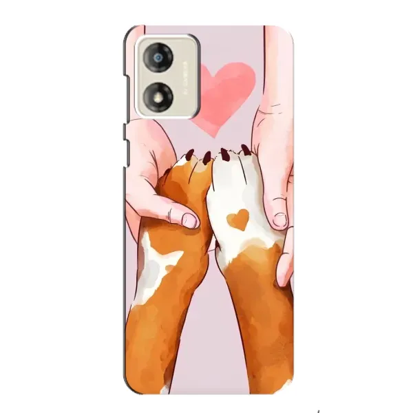 Чехол с принтом «Любовь к собакам» для Motorola MOTO E13 Чехол с принтом «Любовь к собакам» для Motorola MOTO E13