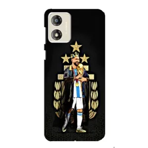 Чохли для Motorola MOTO E13 (Leo чемпіон) (AlphaPrint) (Мессі Король)