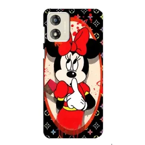 Чехол Disney Mouse Motorola MOTO E13 (PREMIUMPrint) (Минни Маус ЛВ)